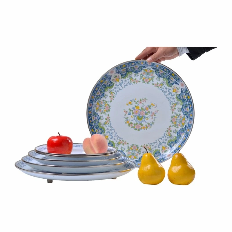 Emaye Pirinç Tabağı Seti